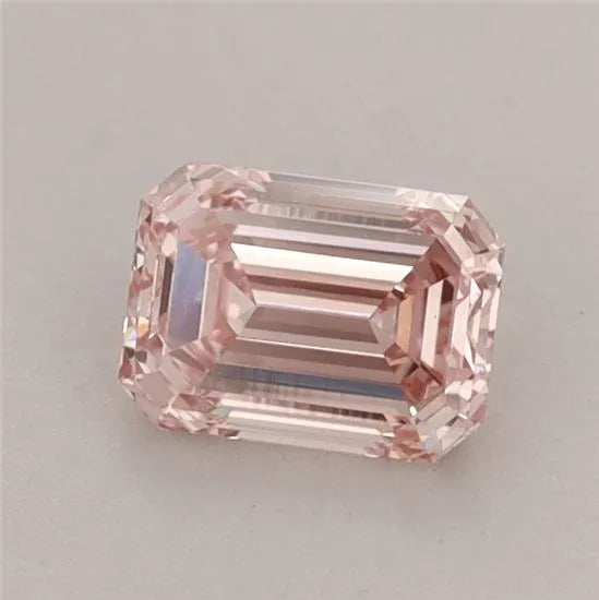 0.72ct Emerald Lab Grown Diamond (Colour Fancy Intense Pink, Clarity VS1, IGI Certified)