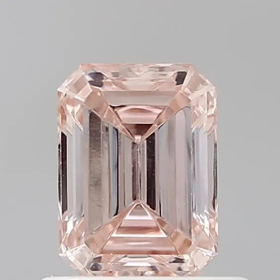 0.75ct Emerald Lab Grown Diamond (Colour Fancy Brown Pink, Clarity VVS2, IGI Certified)