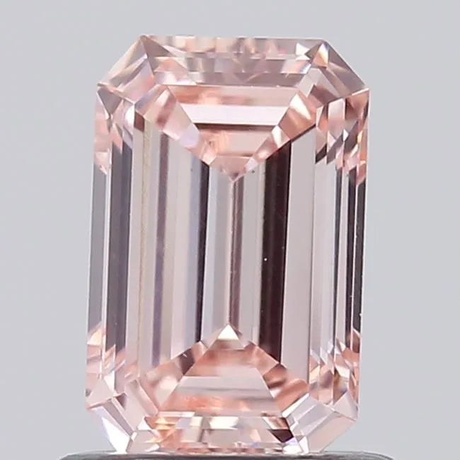 0.82ct Emerald Lab Grown Diamond (Colour Fancy Intense Pink, Clarity VS1, IGI Certified)