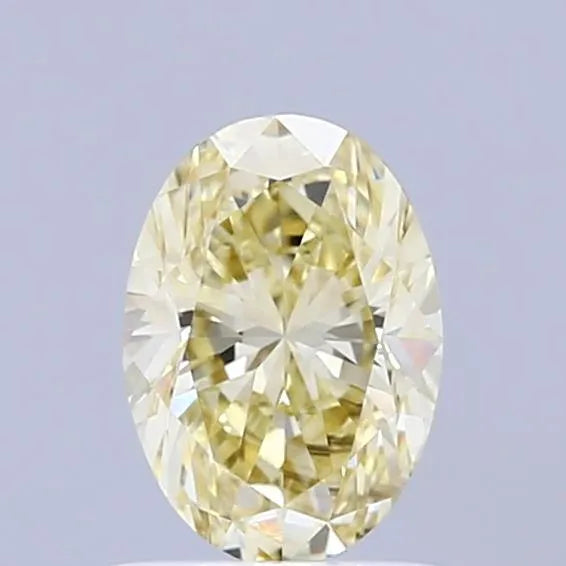 0.93ct Oval Lab Grown Diamond (Colour Fancy Yellow, Clarity VS2, IGI Certified)