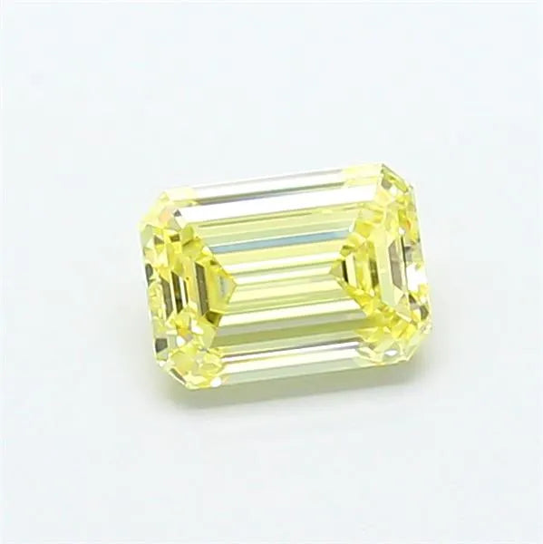 0.95ct Emerald Lab Grown Diamond (Colour Fancy Yellow, Clarity VS2, IGI Certified)