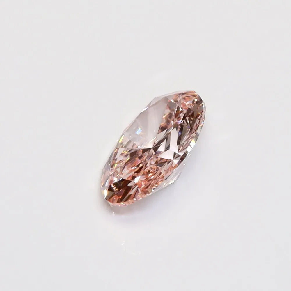 1.00ct Oval Lab Grown Diamond (Colour Fancy Vivid Pink, Clarity VVS1, IGI Certified)