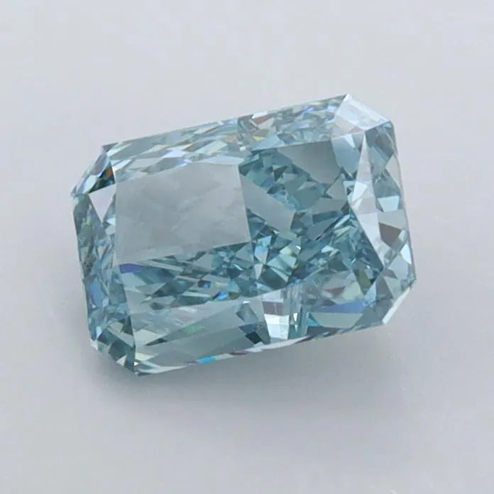 1.00ct Radiant Lab Grown Diamond (Colour Fancy Vivid Blue, Clarity VVS1, IGI Certified)