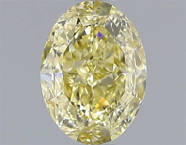 1.18ct Oval Natural Diamond (Colour Fancy Light Brownish Yellow, Clarity VS2, GIA Certified)