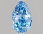 1.01 Fancy Blue Pear Lab Diamond