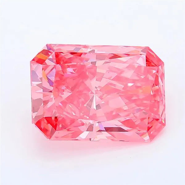 2.25ct Radiant Lab Grown Diamond (Colour Fancy Vivid Pink, Clarity VS1, IGI Certified)