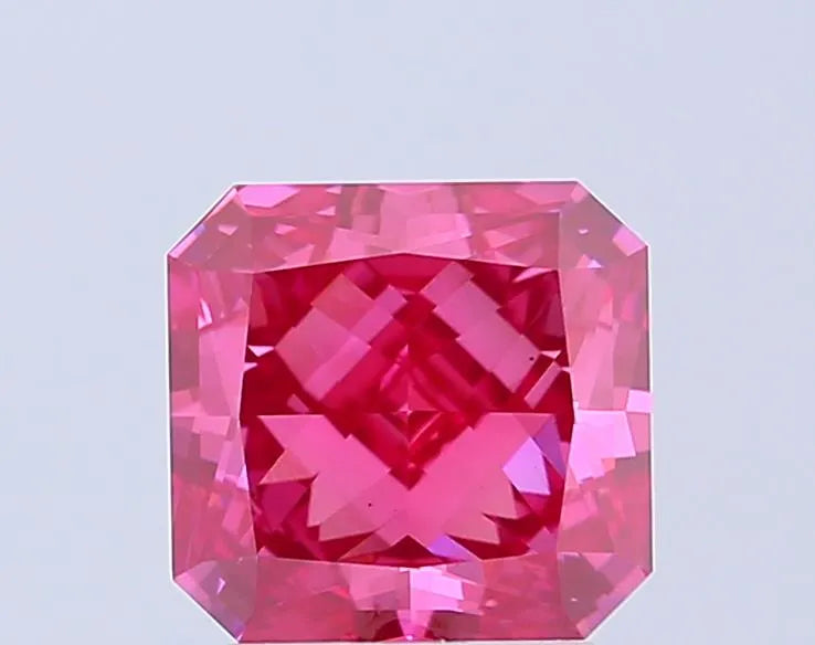 2.53ct Radiant Lab Grown Diamond (Colour Fancy Vivid Pink, Clarity VS1, IGI Certified)