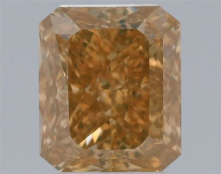 3.03ct Radiant Natural Diamond (Colour Fancy Deep Brownish Yellow, Clarity VS1, GIA Certified)