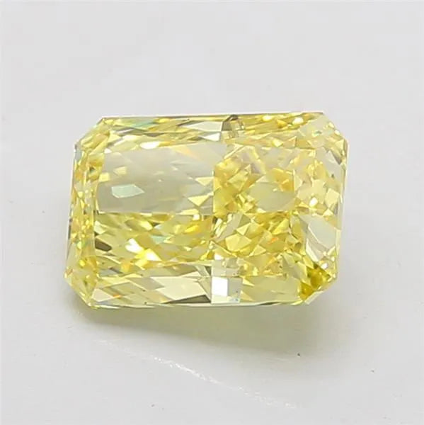 3.10ct Radiant Lab Grown Diamond (Colour Fancy Vivid Yellow, Clarity VS2, IGI Certified)