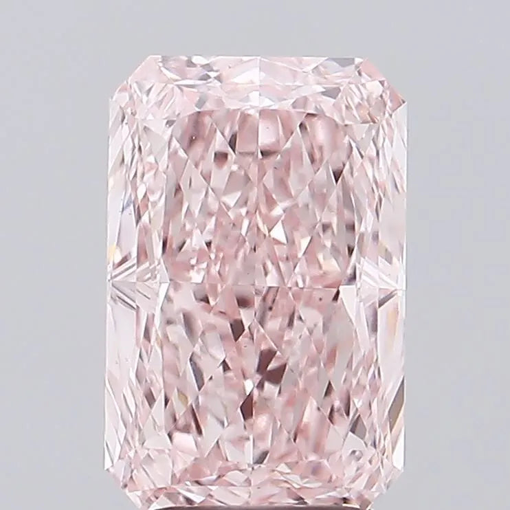 3.13ct Radiant Lab Grown Diamond (Colour Fancy Intense Pink, Clarity VS1, IGI Certified)