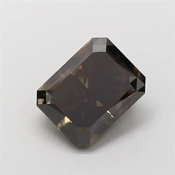 3.13ct Radiant Lab Grown Diamond (Colour Fancy Yellow Gray, Clarity VVS2, IGI Certified)