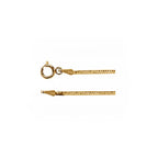 14K Yellow Gold 1.5 mm Flexible Herringbone 18" Chain