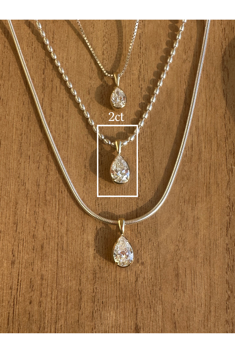 The Icon Pendant™ | 10k Yellow Gold 2ct White Diamond