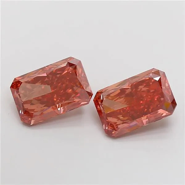5.04ct Radiant Lab Grown Diamond (Colour Fancy Vivid Red, Clarity VS1, IGI Certified)