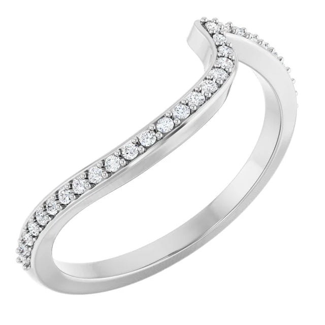 14k white gold