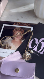 The Mini Lover Girl Pendant in Gold