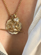 The Mini Lover Girl Pendant in Gold