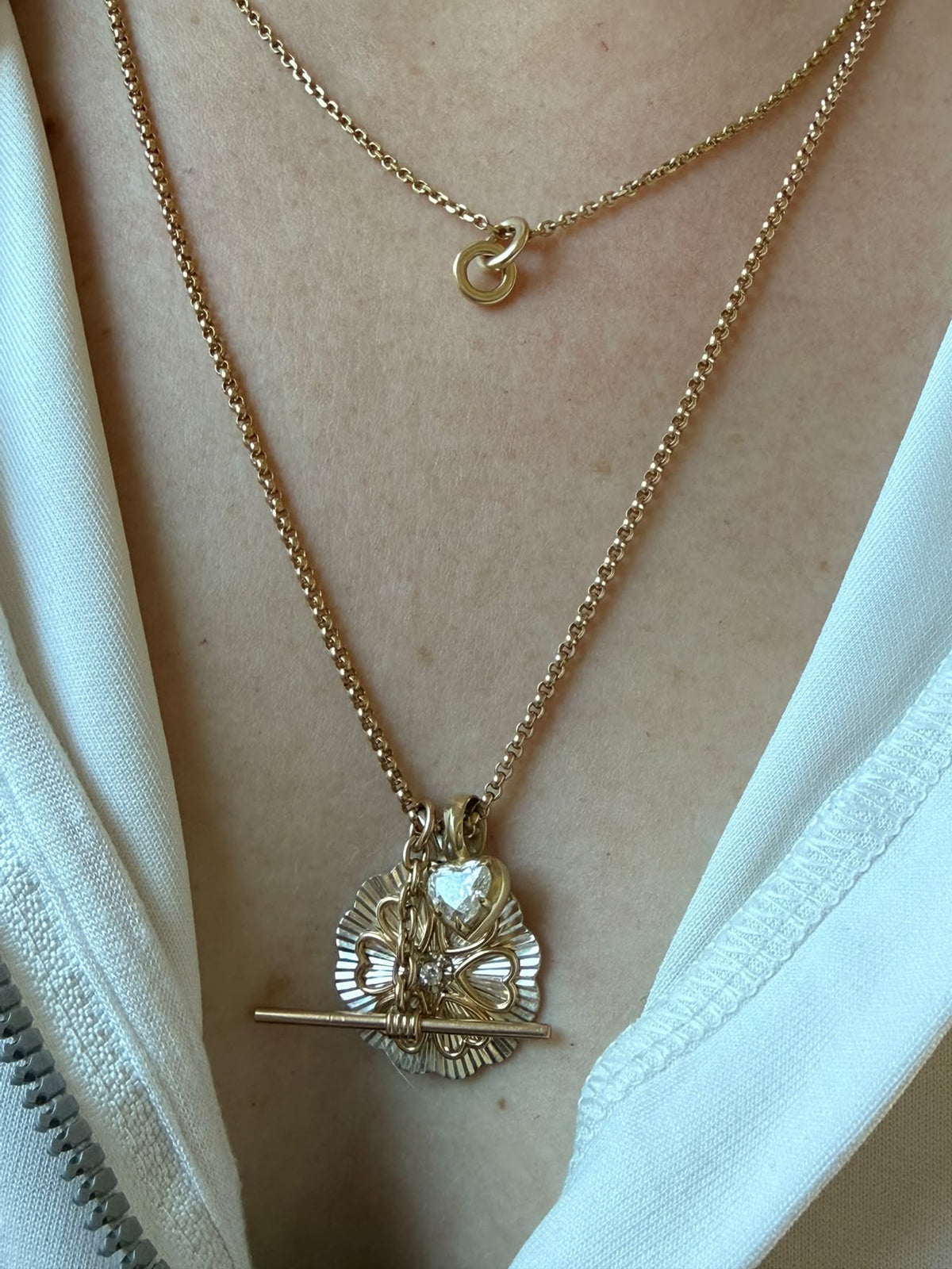 The Mini Lover Girl Pendant in Gold