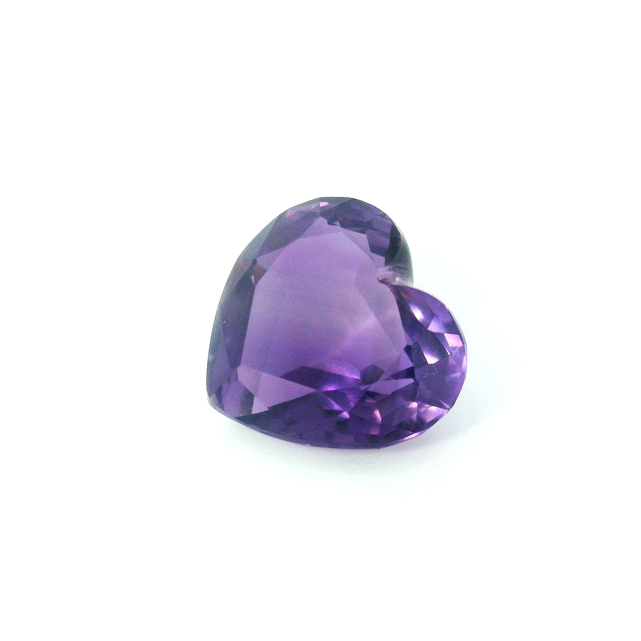 Custom Amethyst Heart