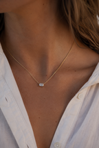 Lab Diamond Slider Pendant