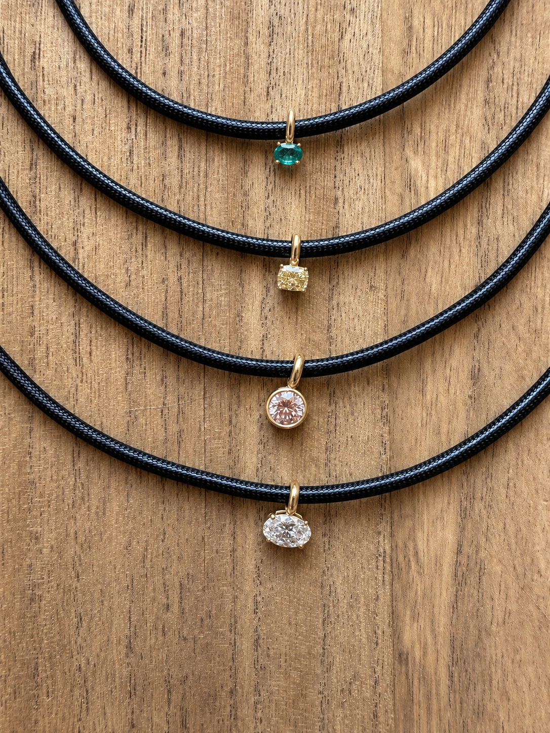 Bubble Bezel Jumble Charm Setting