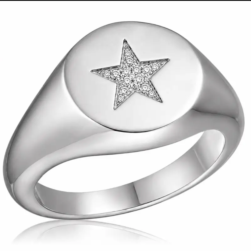 The Lucky Girl Pinky Ring