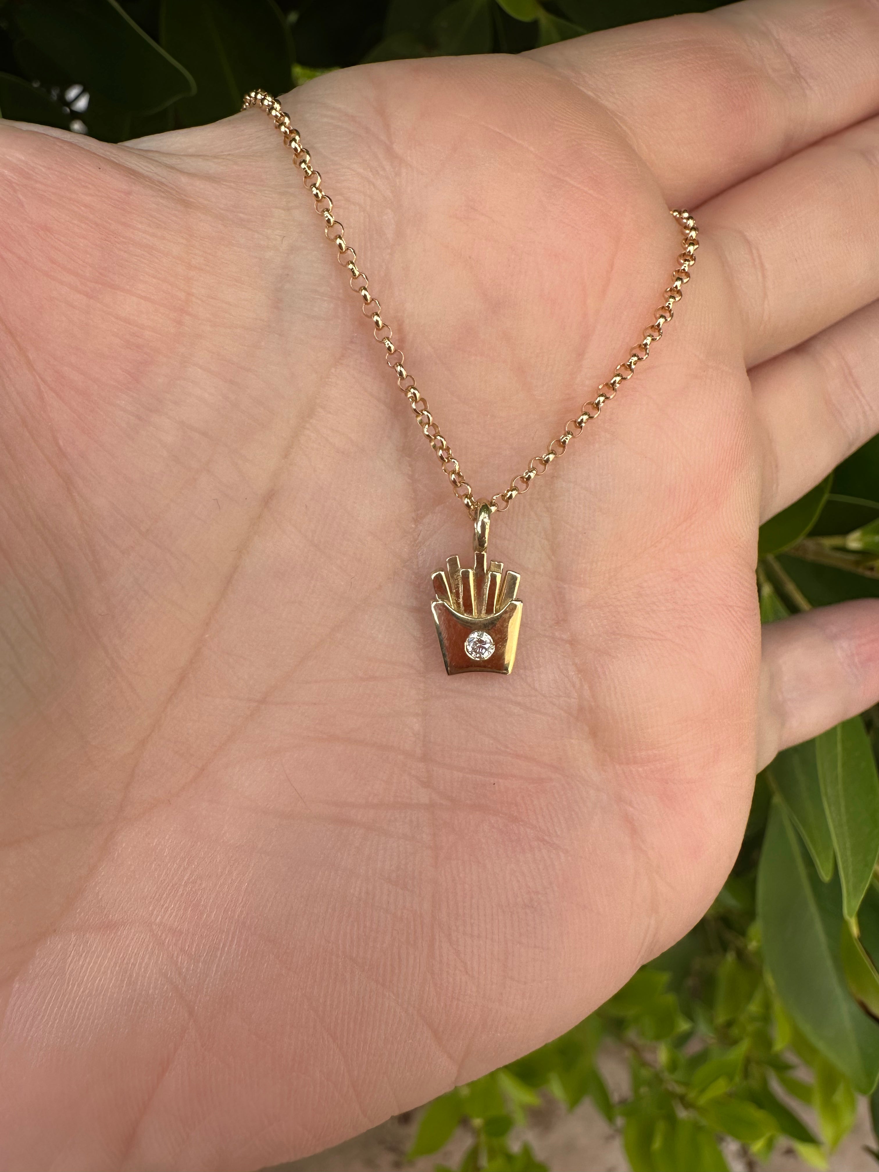 The Rich Bitch Fry Charm