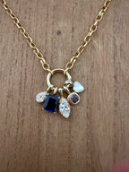 Blue Lab Sapphire Jumble Charm