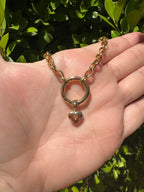 The Mini Lover Girl Pendant in Gold