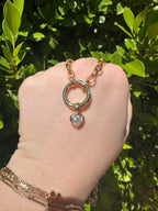 The Mini Lover Girl Pendant in Gold
