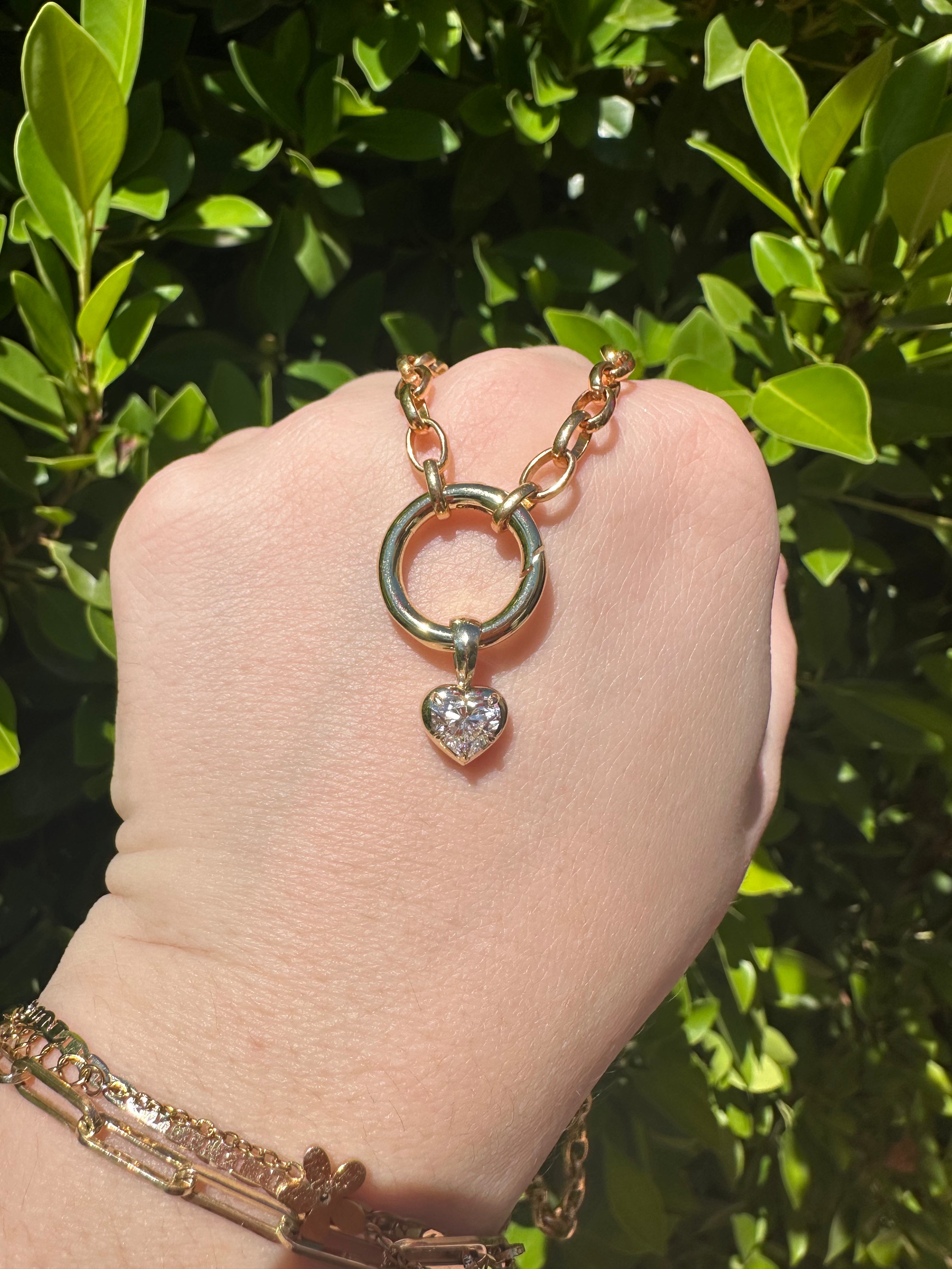 The Mini Lover Girl Pendant in Gold
