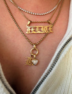 The Mini Lover Girl Pendant in Gold