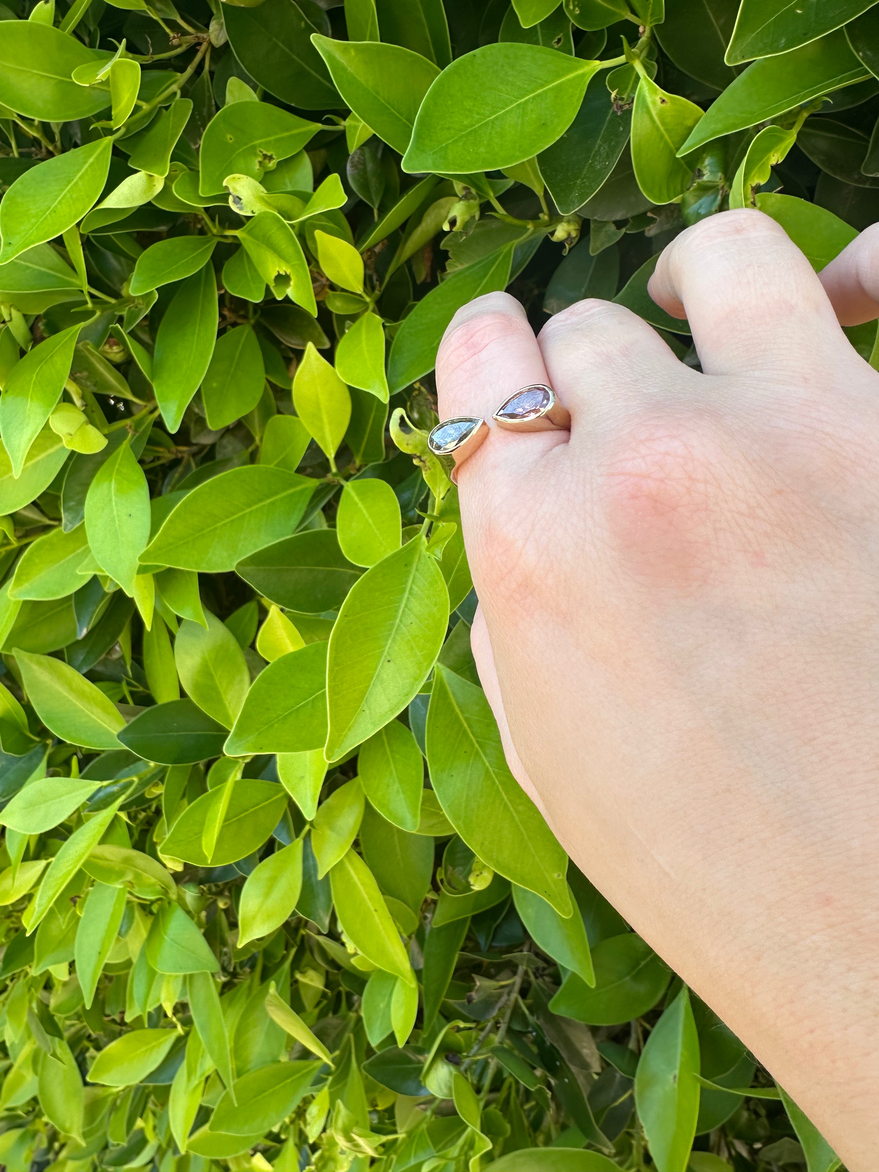 The Icon Ring™ with Colored Lab Diamonds in 14K Gold-Plated Brass - 2 CTTW