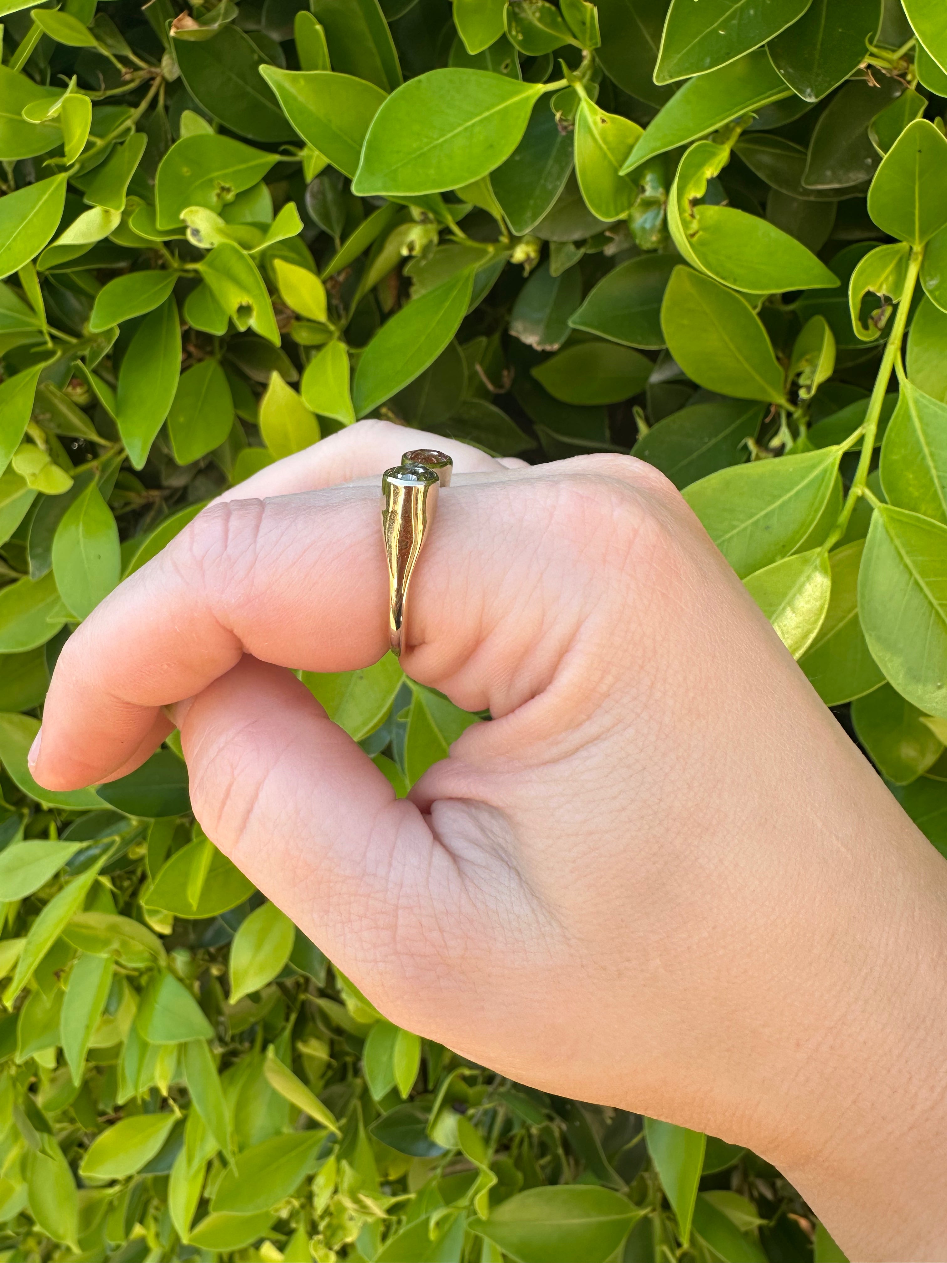 The Icon Ring™ with Colored Lab Diamonds in 14K Gold-Plated Brass - 2 CTTW