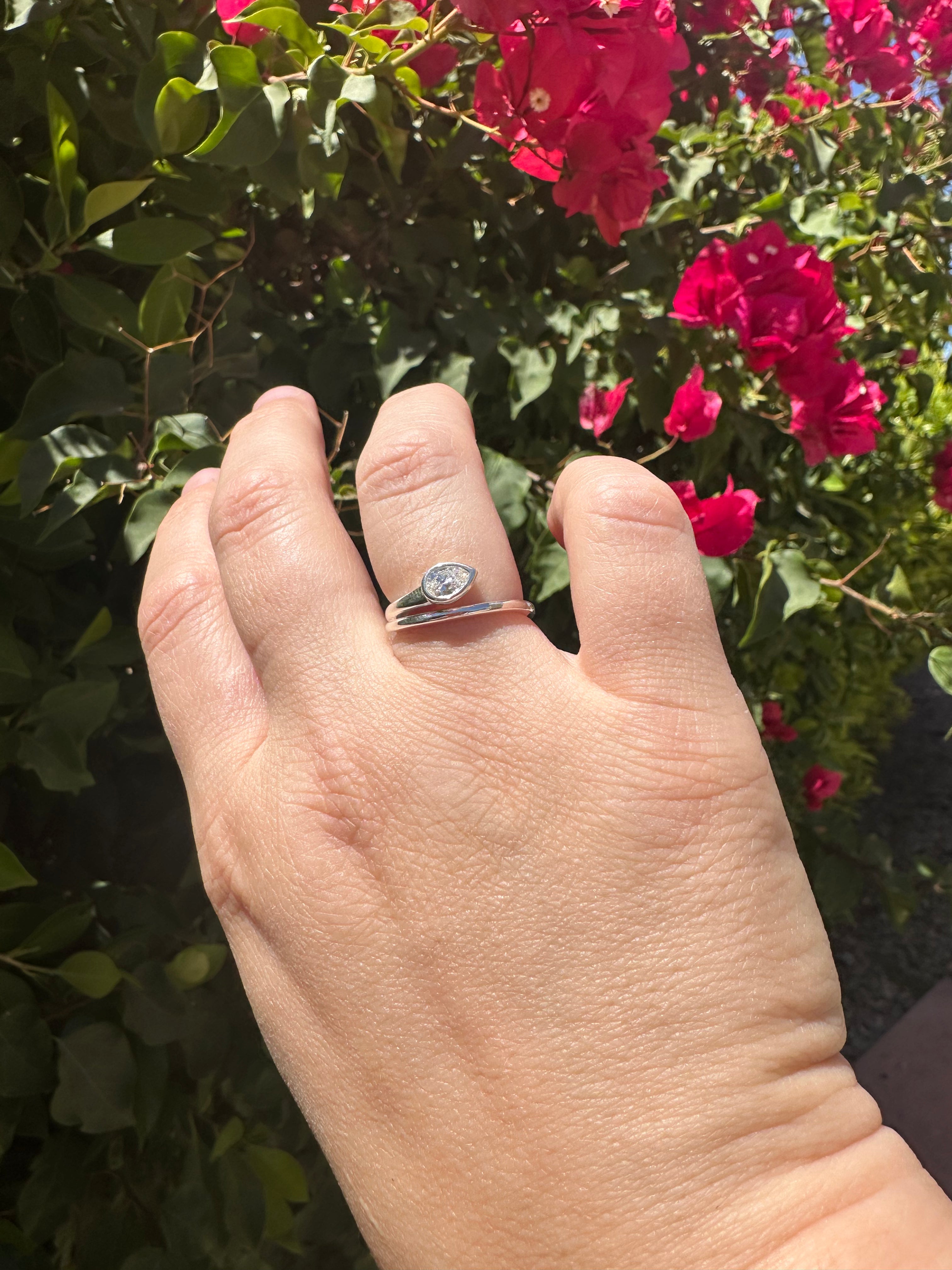 Serpent's Eye Ring with Lab Diamond
