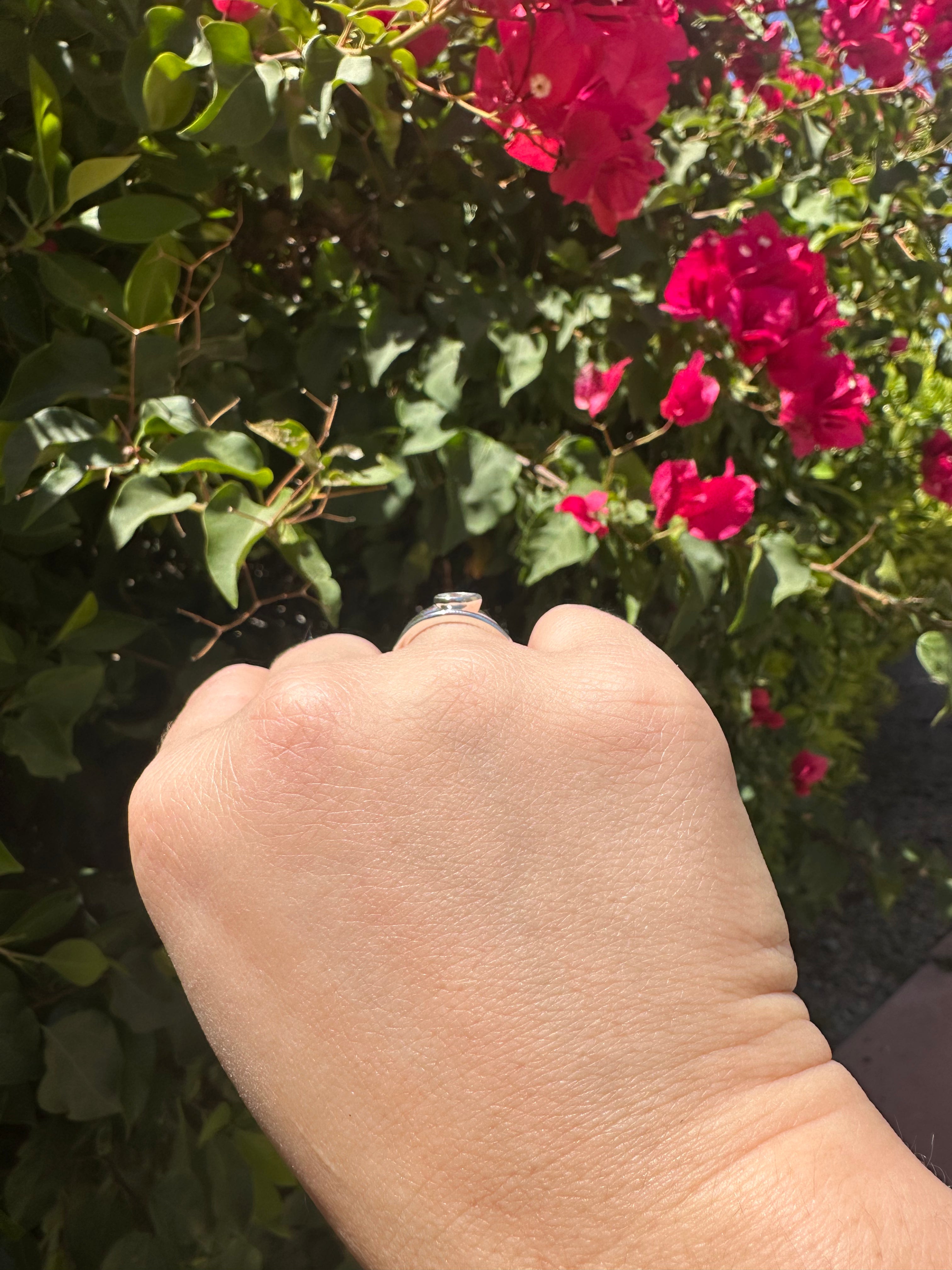 Serpent's Eye Ring with Lab Diamond