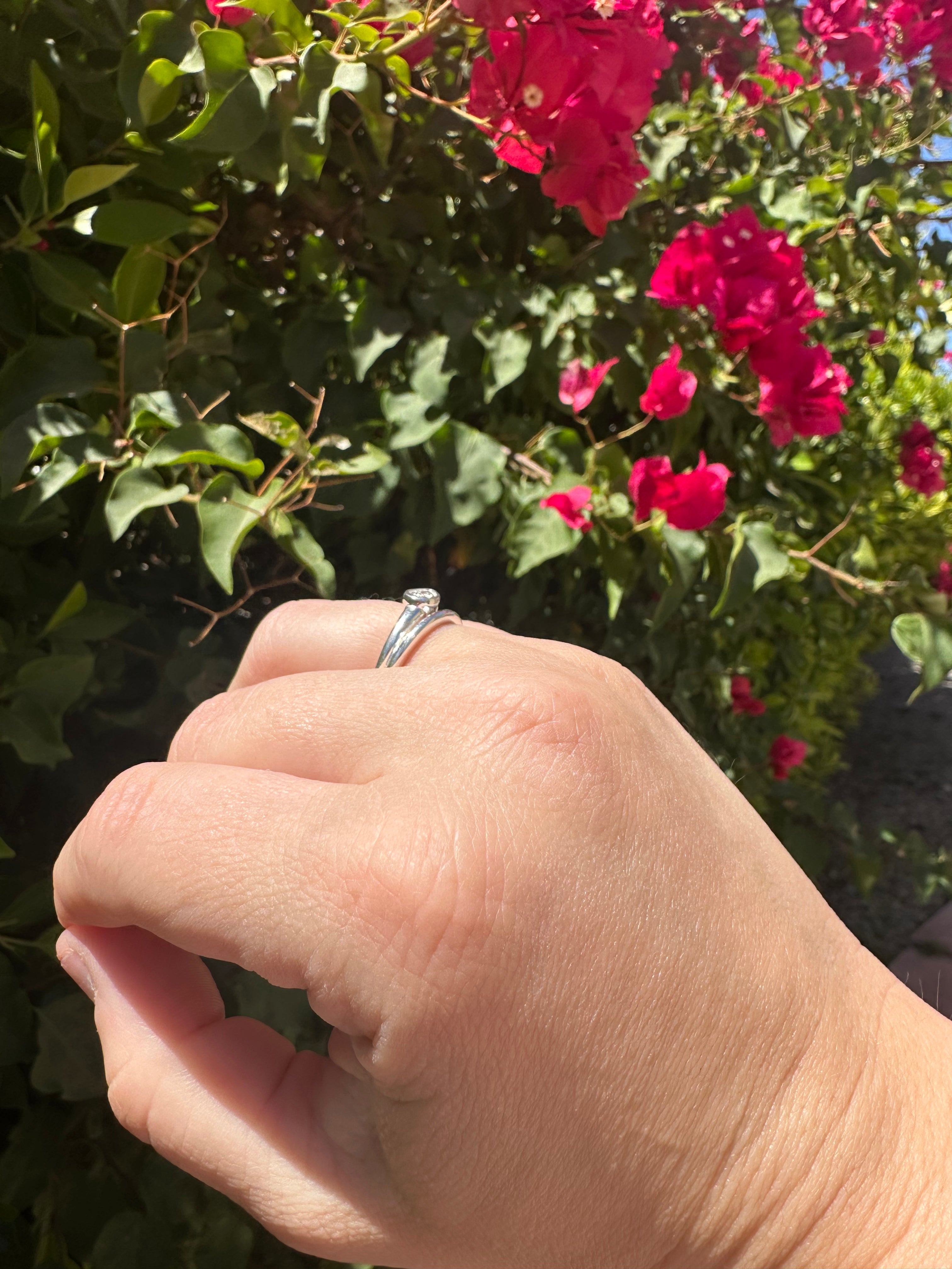 Serpent's Eye Ring with Lab Diamond