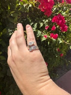 Serpent's Eye Ring with Lab Diamond