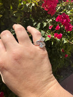 Serpent's Eye Ring with Lab Diamond