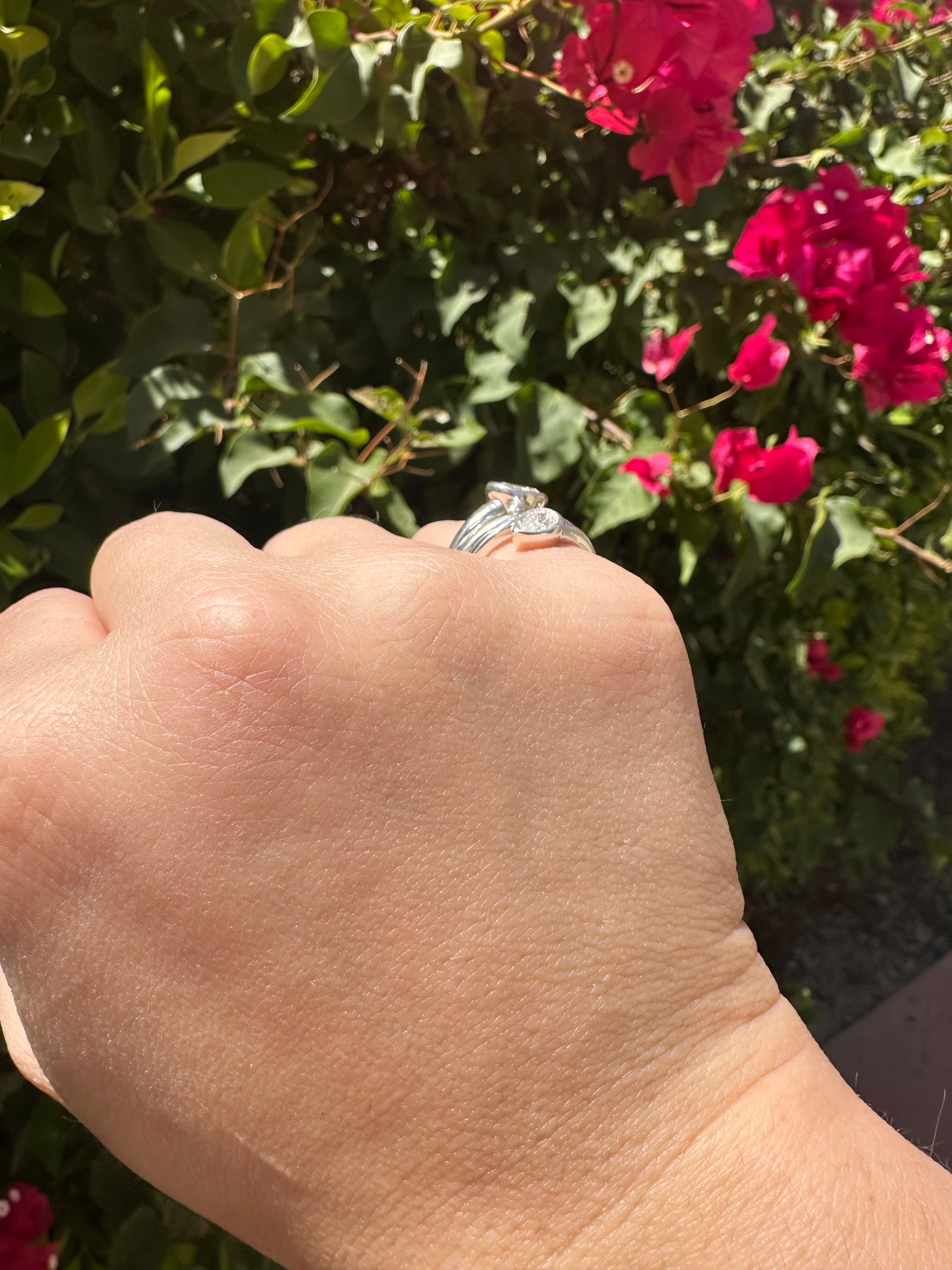 Serpent's Eye Ring with Lab Diamond