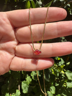 Ready to Ship – 1.08ct Fancy Vivid Pink Lab Diamond Slider Pendant