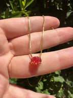 Ready to Ship – 1.08ct Fancy Vivid Pink Lab Diamond Slider Pendant