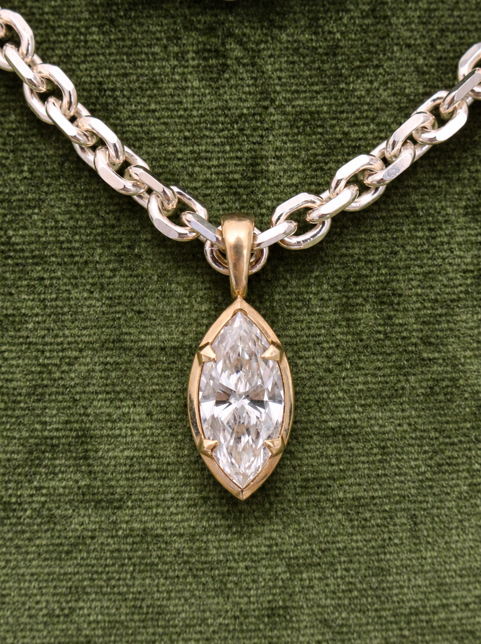 The Icon Pendant™ | 2ct Marquise