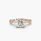 Solitaire with Eternity Pavé