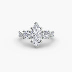 Three-Stone with Pavé Band 2