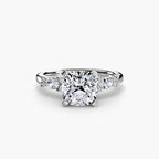 The Floral Accent Solitaire