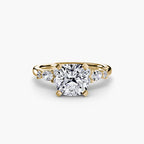 The Floral Accent Solitaire