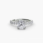 Solitaire with Pavé 6
