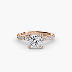 Solitaire with Pavé 6