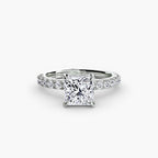 Solitaire with Pavé 6